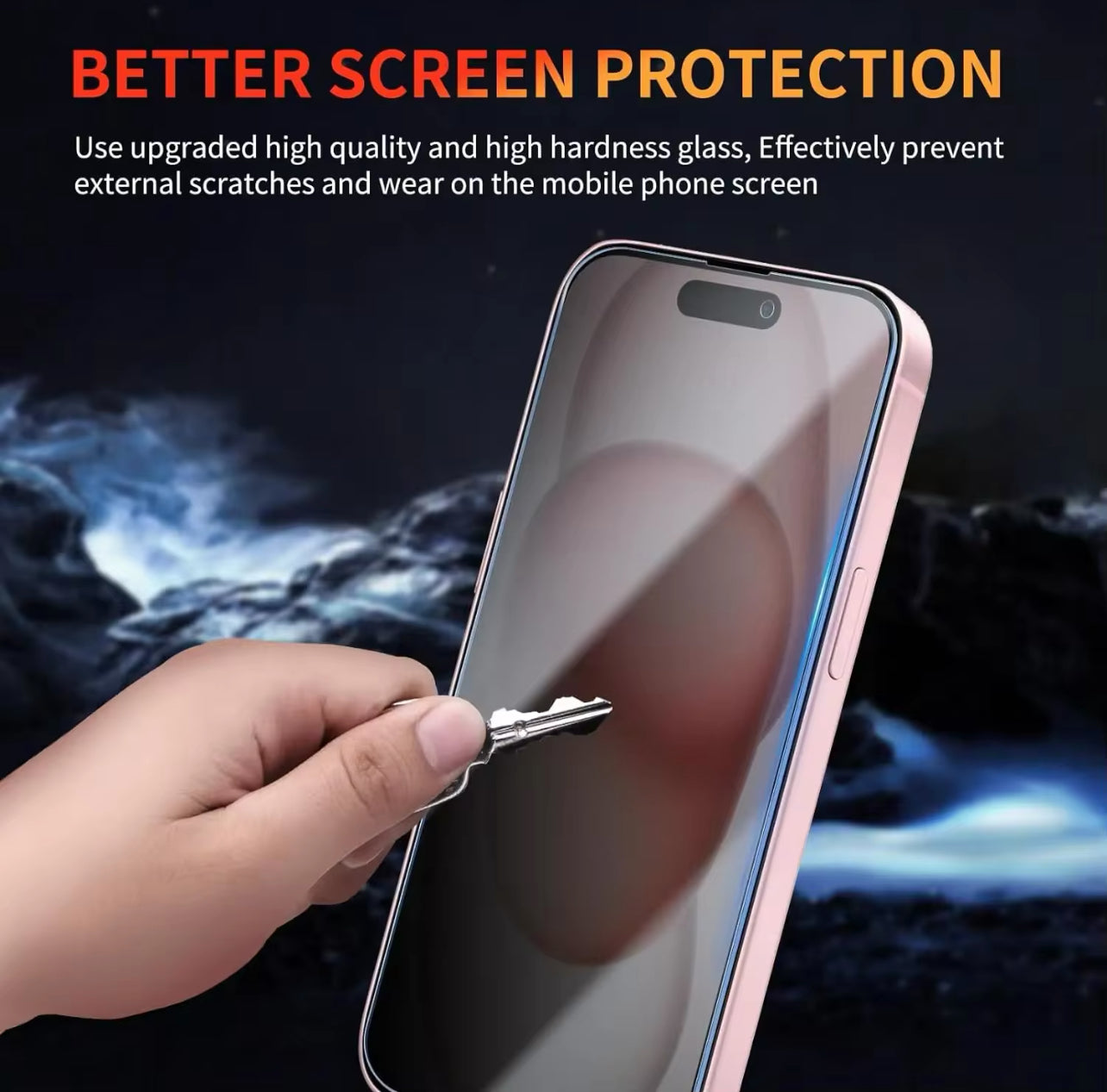 PJun Branded Full Coverage 9H ShatterProof Privacy Glass Screen Protector 1pc- for Apple iPhone 16 Series PJun Branded Full Coverage 9H ShatterProof Privacy Glass Screen Protector 1pc- for Apple iPhone 16 Series